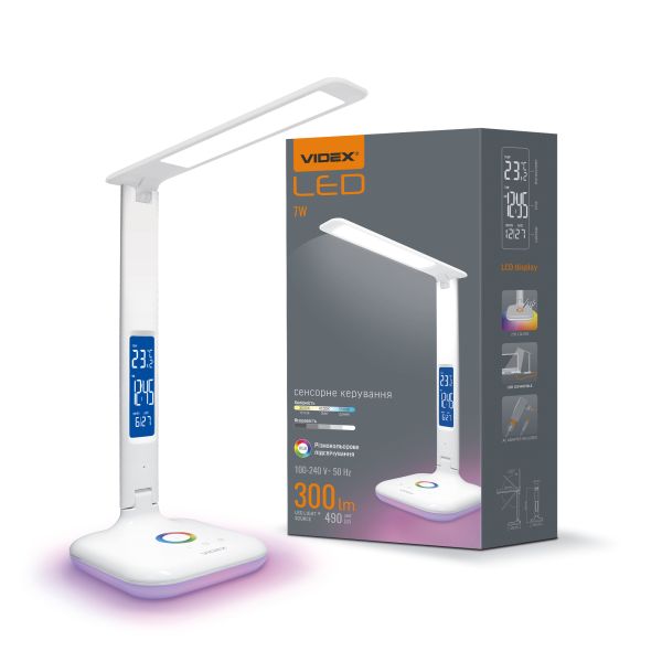 LED лампа настiльна VIDEX TF05W-RGB 7W