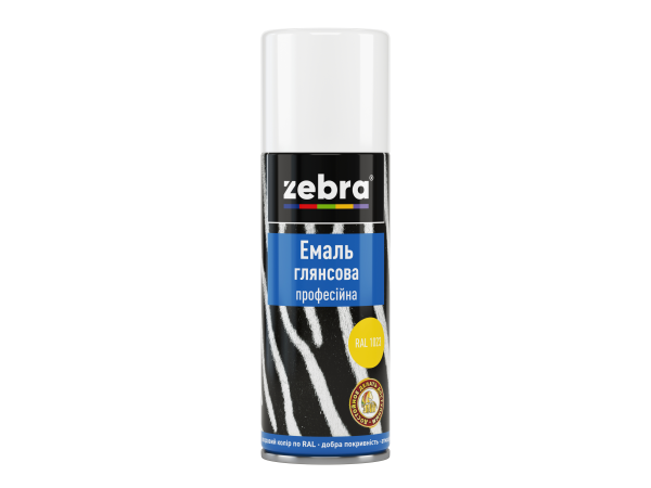 Емаль аерозольна "ZEBRA" RAL 9006 срібна /400 мл/