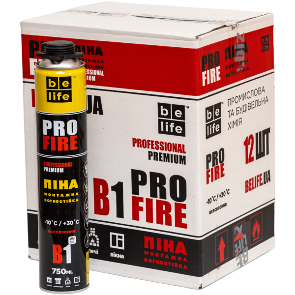 Пена монтажная огнестойкая BeLife PROFIRE