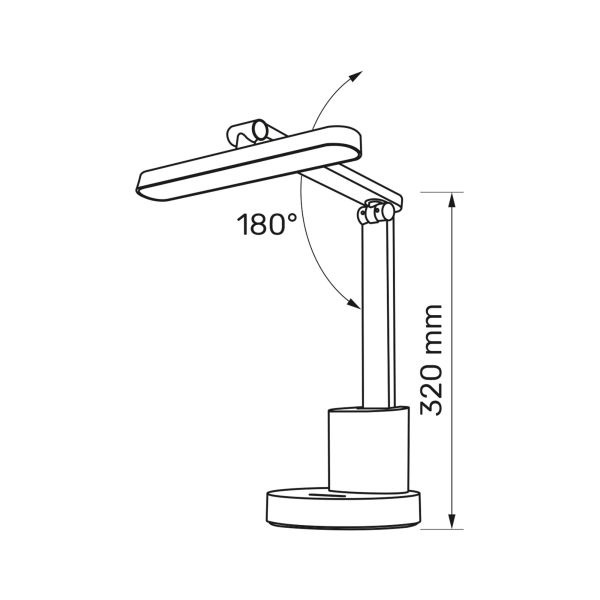 Акумуляторна настільна LED лампа TITANUM TLTF-014W 10W