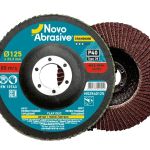 Круг пелюстковий торцевий Novoabrasive /125*22.2/ Р 60