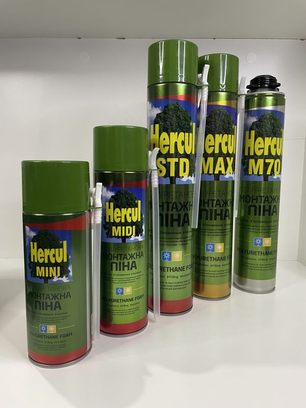 Піна монтажна Hercul MAХ ручна /850 мл/