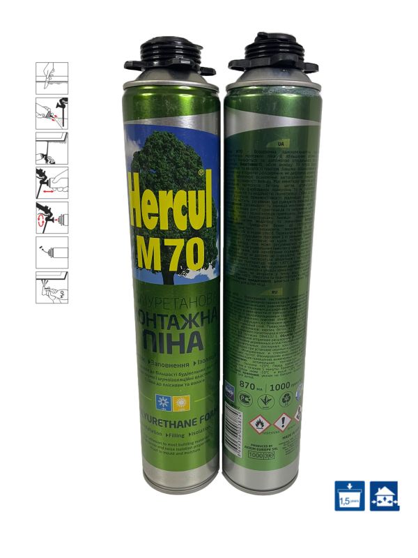 Пена монтажная HERCUL M70 PRO