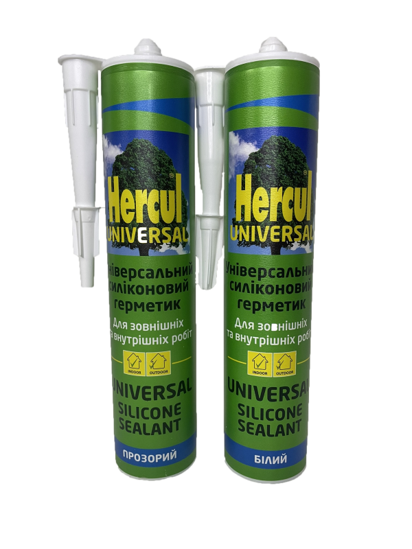 Герметик силиконовый HERCUL UNIVERSAL прозрачный 280 мл